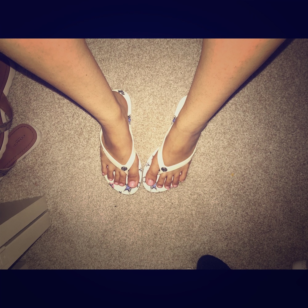 Coach flip flops